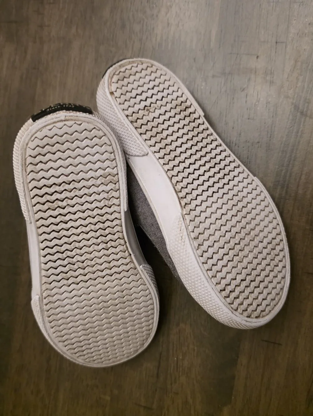 Sperry Kids Gray Canvas Lace-Up Sneakers